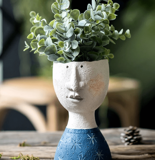 Hom & Ember – Elegant Sculptural Plant Pot for Stylish Interiors, Infusing Serene Ambiance - Hom & Ember