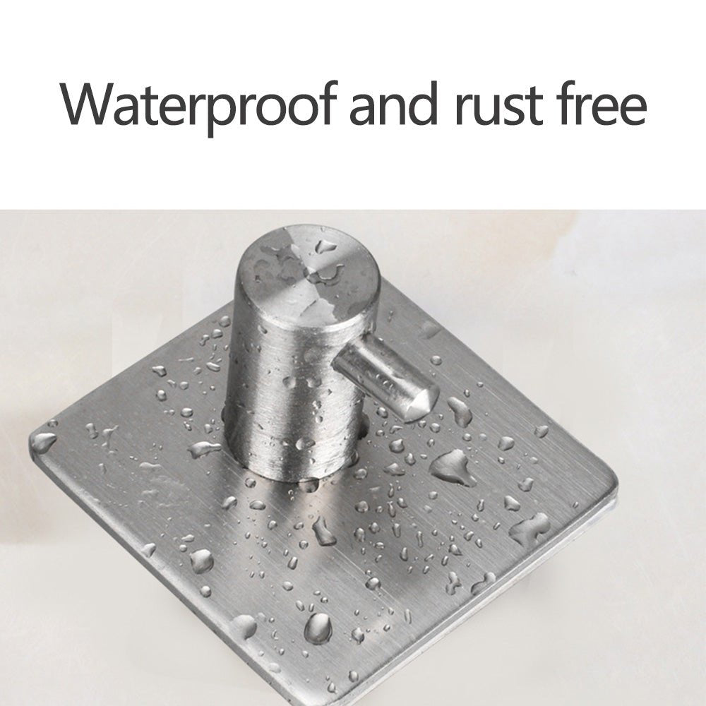 Hom & Ember – Elegant Set of 5 Stainless Steel Hooks for a Modern Touch - Hom & Ember