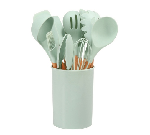 Hom & Ember – Elegant Silicone Utensil Set for Modern Kitchens for a Stylish Culinary Experience - Hom & Ember