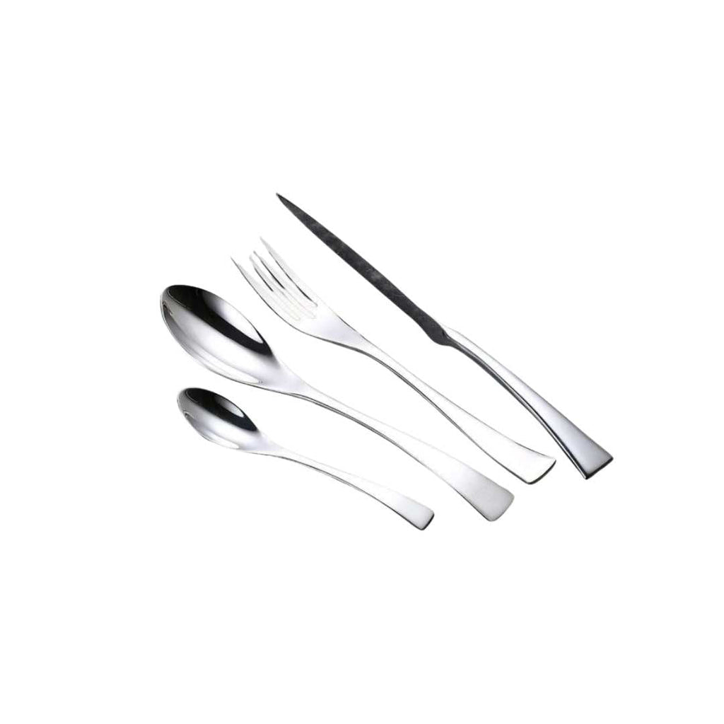 Hom & Ember – Elegant Silver Stainless Steel Cutlery Set for a Timeless Dining Experience - Hom & Ember
