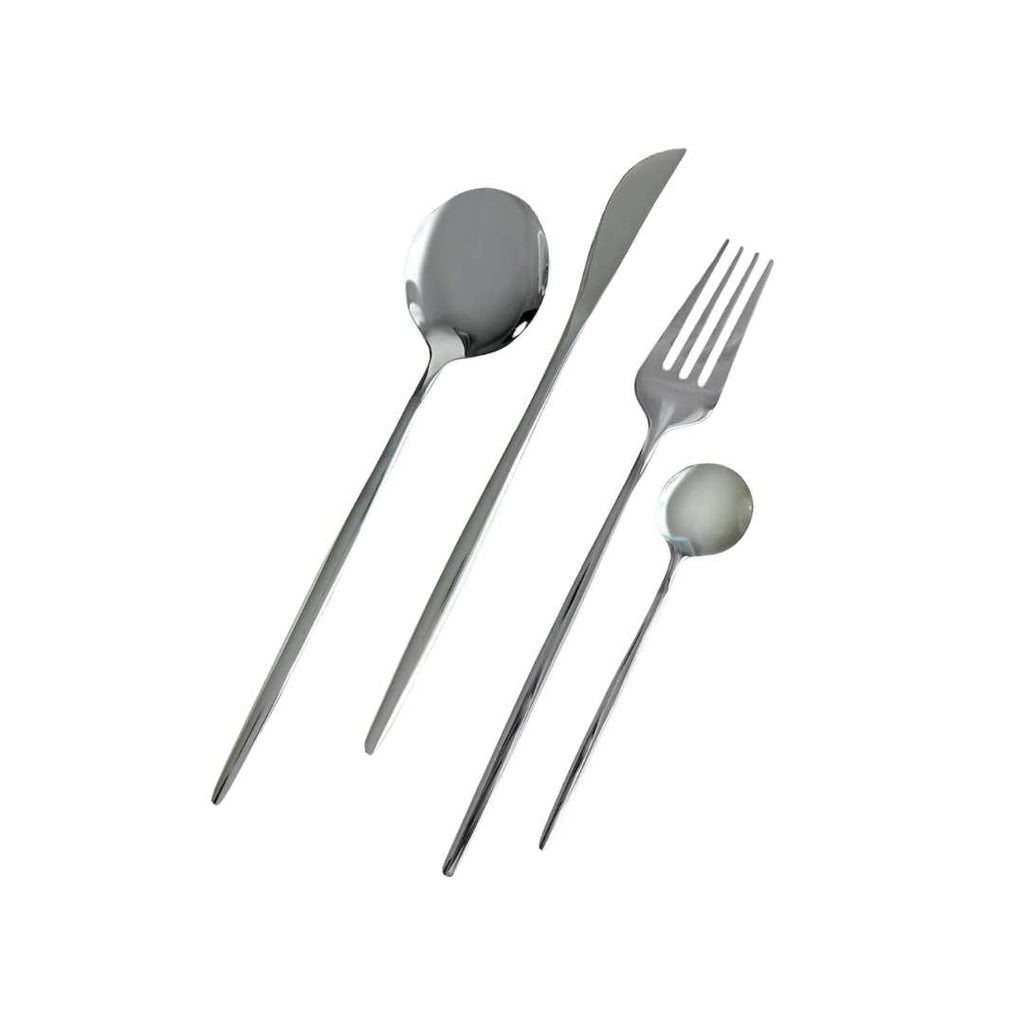 Hom & Ember – Elegant Stainless Steel Cutlery Ensemble for Sophisticated Dining and Table Setting with Timeless Charm - Hom & Ember