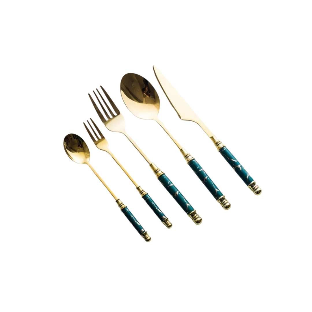 Hom & Ember – Elegant Stainless Steel Cutlery Set for a Refined Dining Experience - Hom & Ember