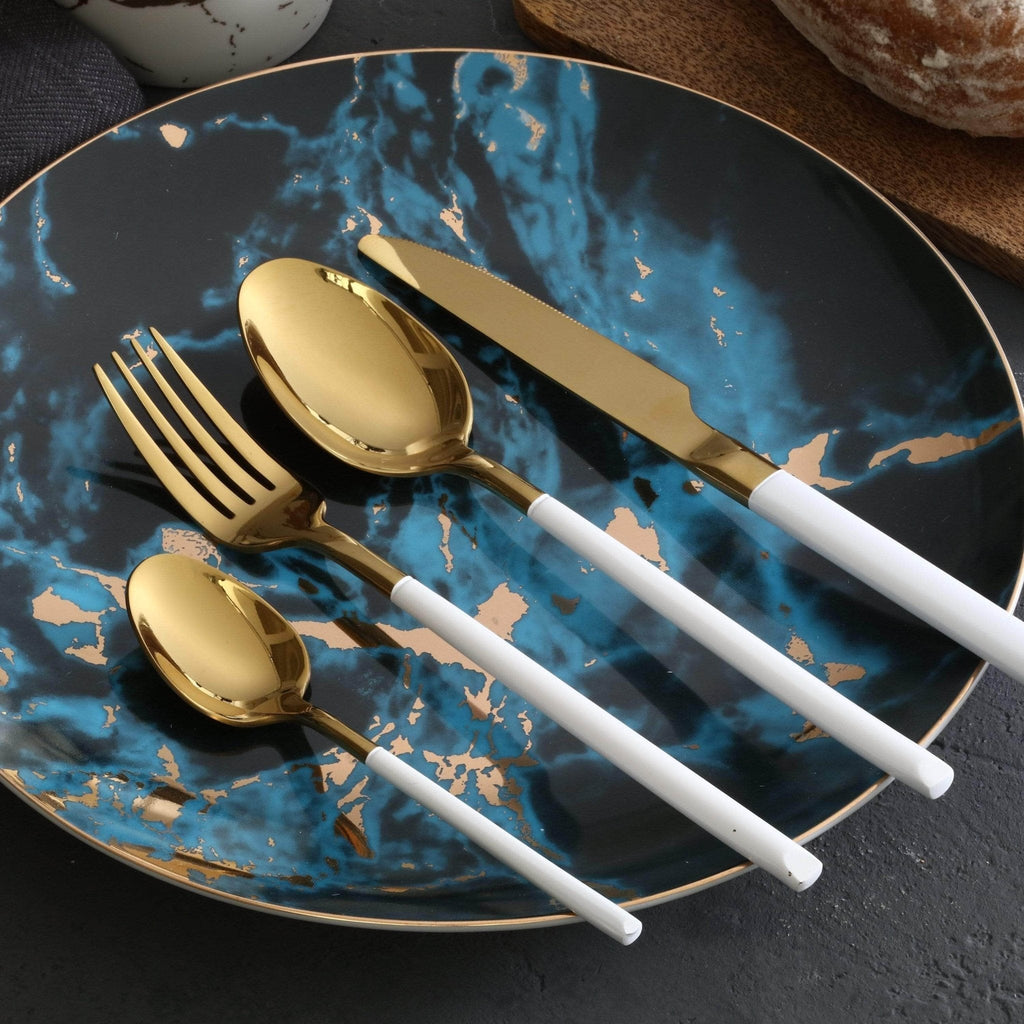 Hom & Ember – Elegant Stainless Steel Cutlery Set for a Timeless Dining Experience - Hom & Ember