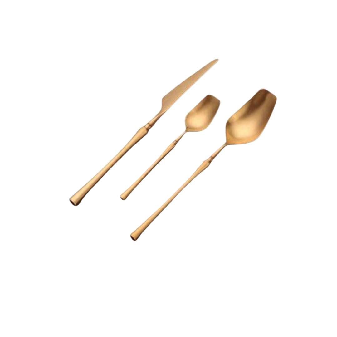 Hom & Ember – Elegant Stainless Steel Cutlery Set for a Touch of Sophistication - Hom & Ember