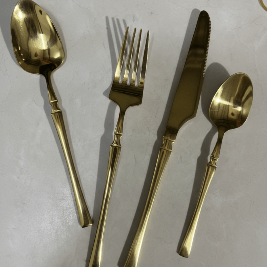 Hom & Ember – Elegant Stainless Steel Cutlery Set for a Touch of Sophistication - Hom & Ember
