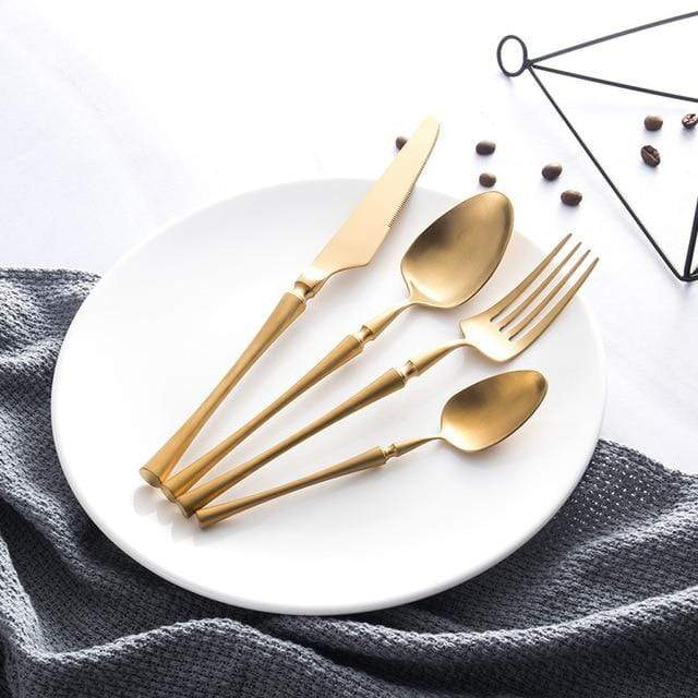 Hom & Ember – Elegant Stainless Steel Cutlery Set for a Touch of Sophistication - Hom & Ember