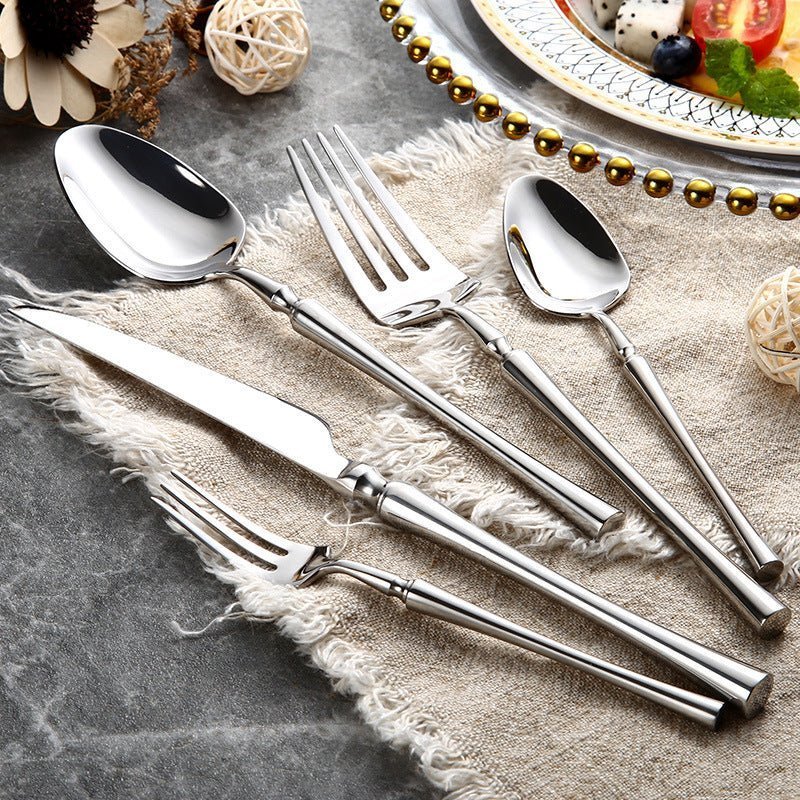 Hom & Ember – Elegant Stainless Steel Cutlery Set for Sophisticated Dining Experiences - Hom & Ember