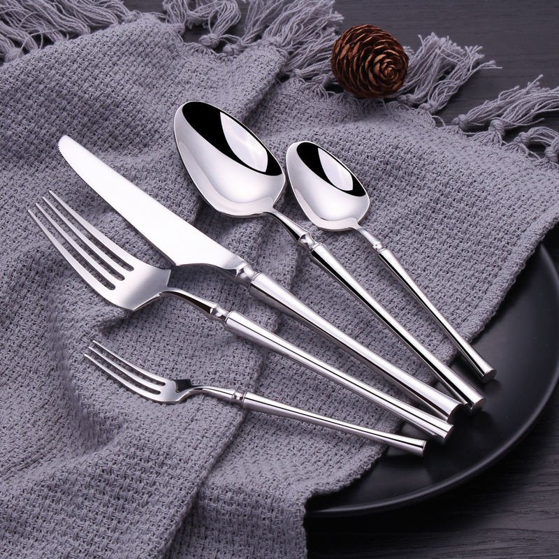 Hom & Ember – Elegant Stainless Steel Cutlery Set for Sophisticated Dining Experiences - Hom & Ember