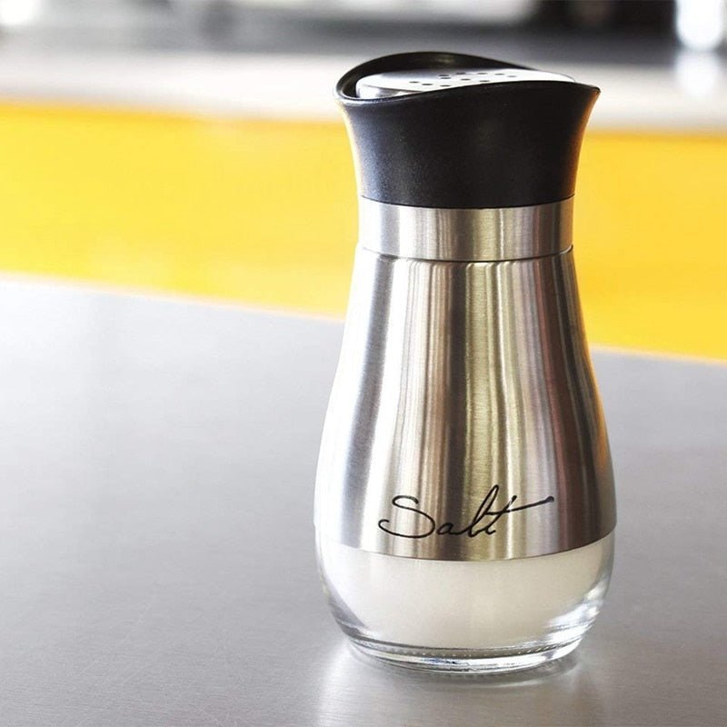 Hom & Ember – Elegant Stainless Steel Shaker Duo for a Chic Dining Experience - Hom & Ember