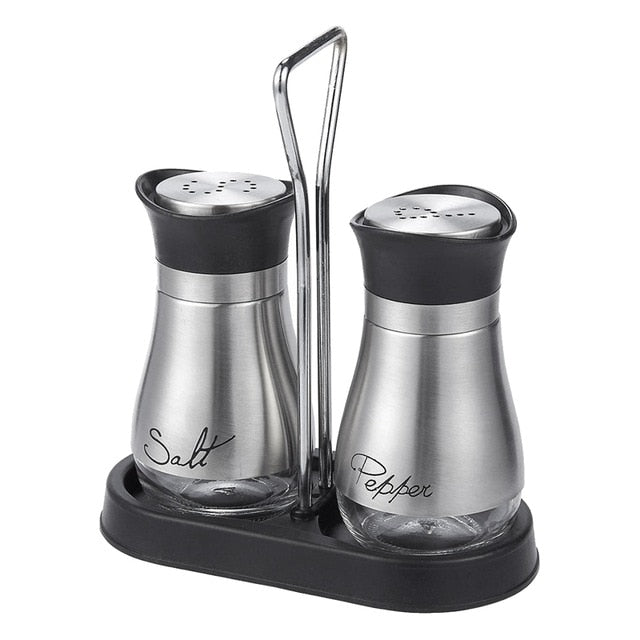 Hom & Ember – Elegant Stainless Steel Shaker Duo for a Chic Dining Experience - Hom & Ember
