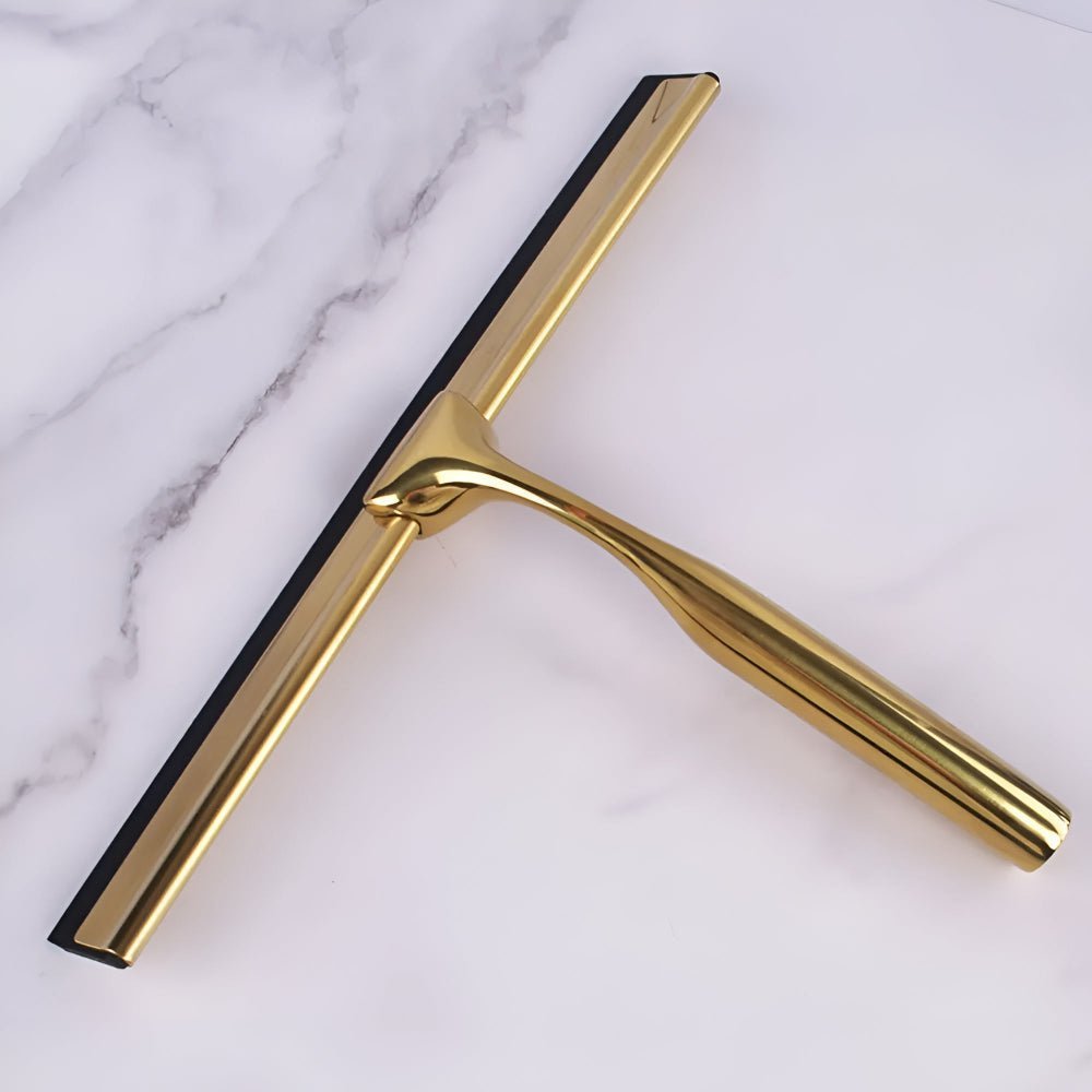 Hom & Ember – Elegant Stainless Steel Shower Squeegee for a Spotless Bathroom - Hom & Ember