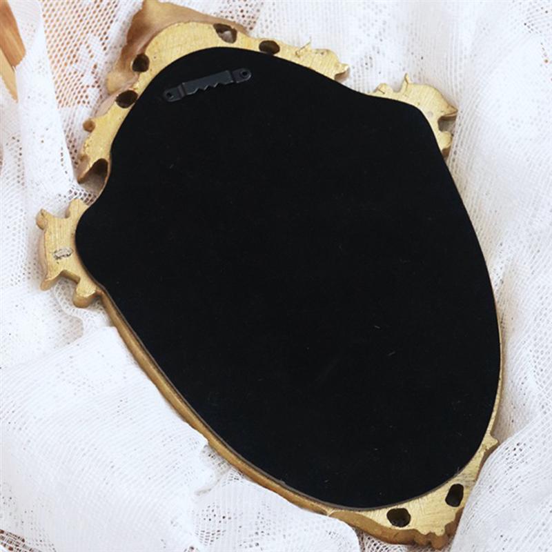 Hom & Ember – Elegant Vintage - Style Gold Decorative Mirror for a Timeless Ambiance - Hom & Ember