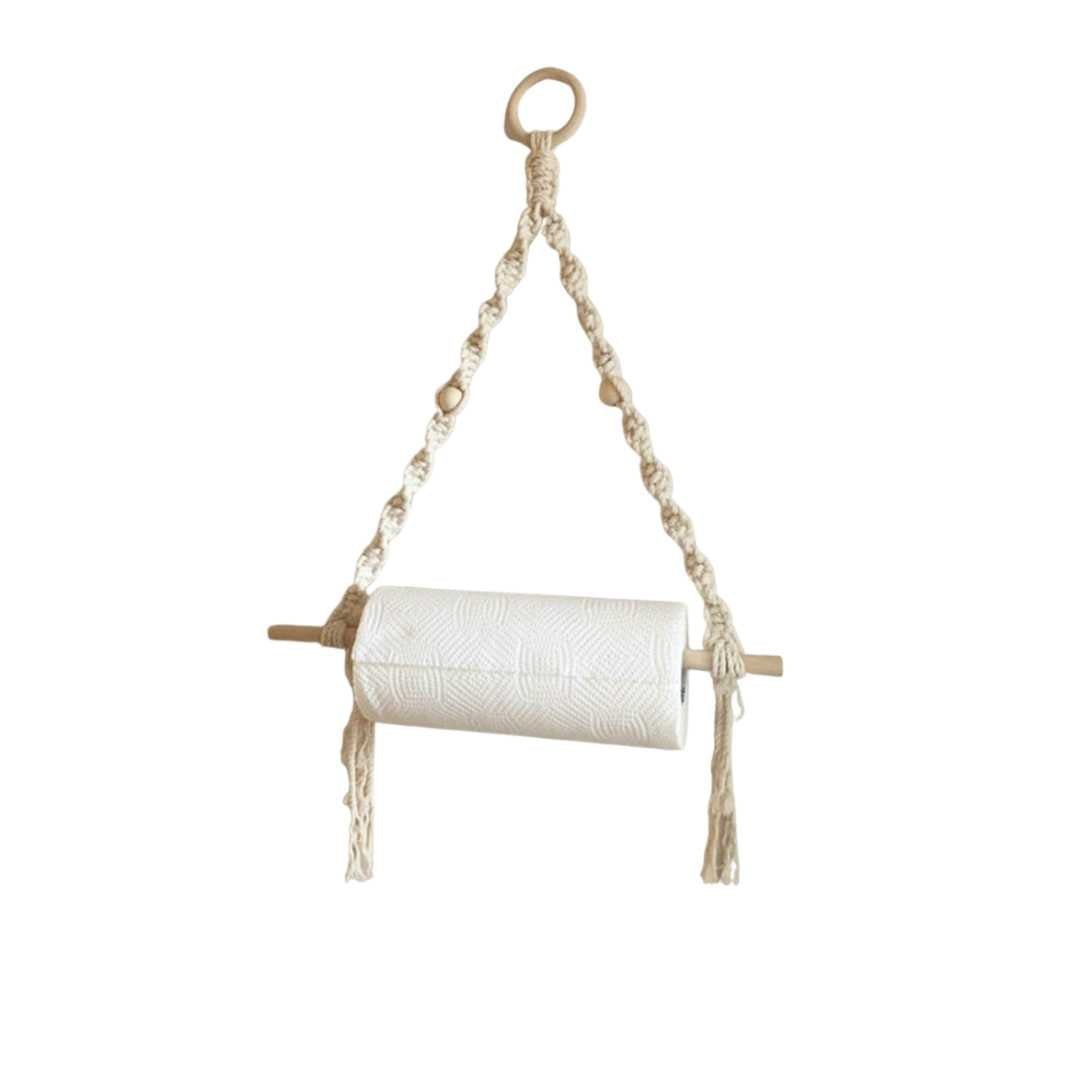 Hom & Ember – Elegant Wall - Mounted Toilet Paper Holder in Bohemian Style for a Serene Ambiance - Hom & Ember