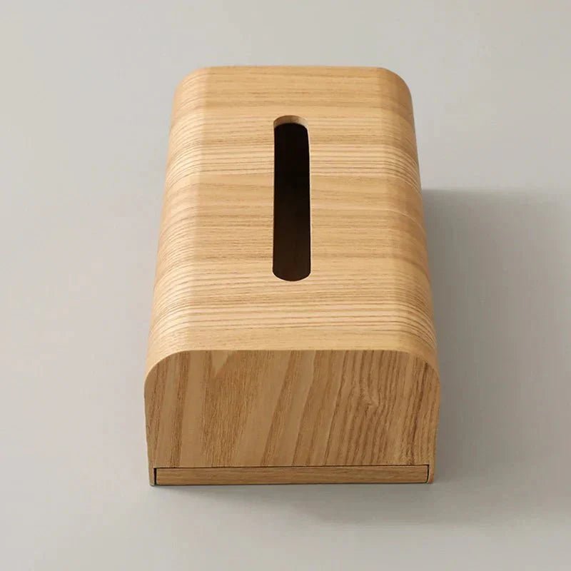 Hom & Ember – Elegant Walnut Wood Tissue Box for a Touch of Sophistication - Hom & Ember