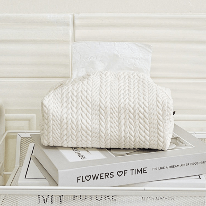 Hom & Ember – Elegant Washable Fabric Tissue Box for a Stylish Display with Effortless Functionality - Hom & Ember