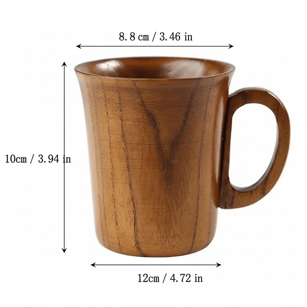 Hom & Ember – Elegant Wooden Cup for a Touch of Timeless Style and Serene Ambiance - Hom & Ember