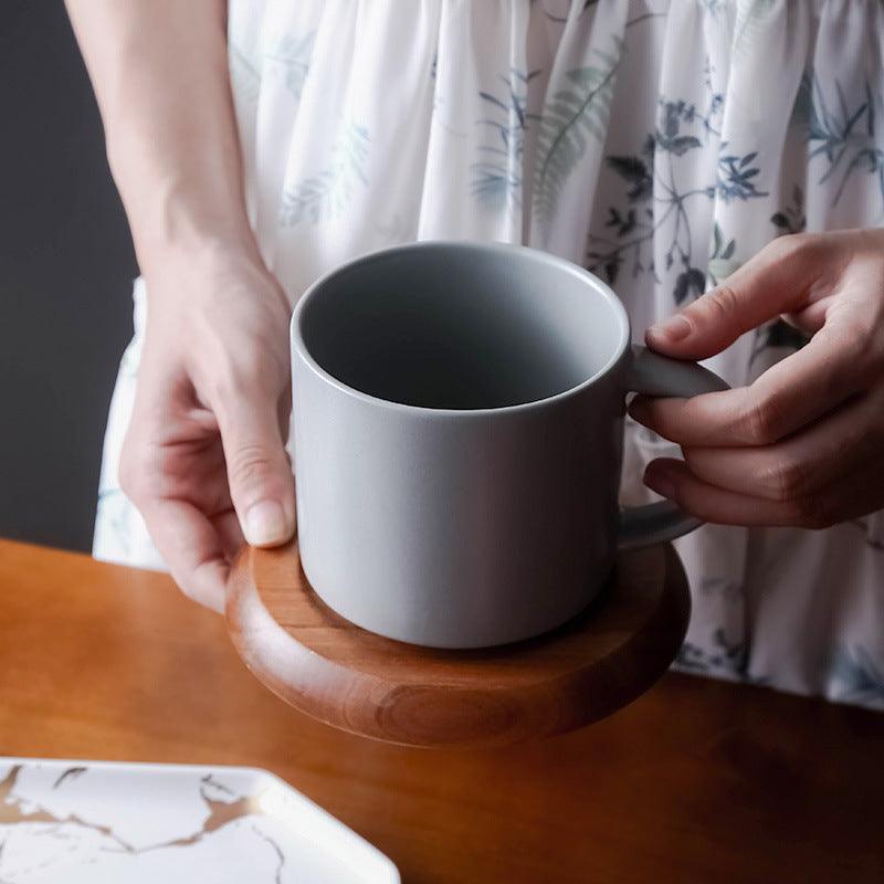 Hom & Ember – European - Style Luxury Ceramic Coffee Mug for a Delightful Sip - Hom & Ember