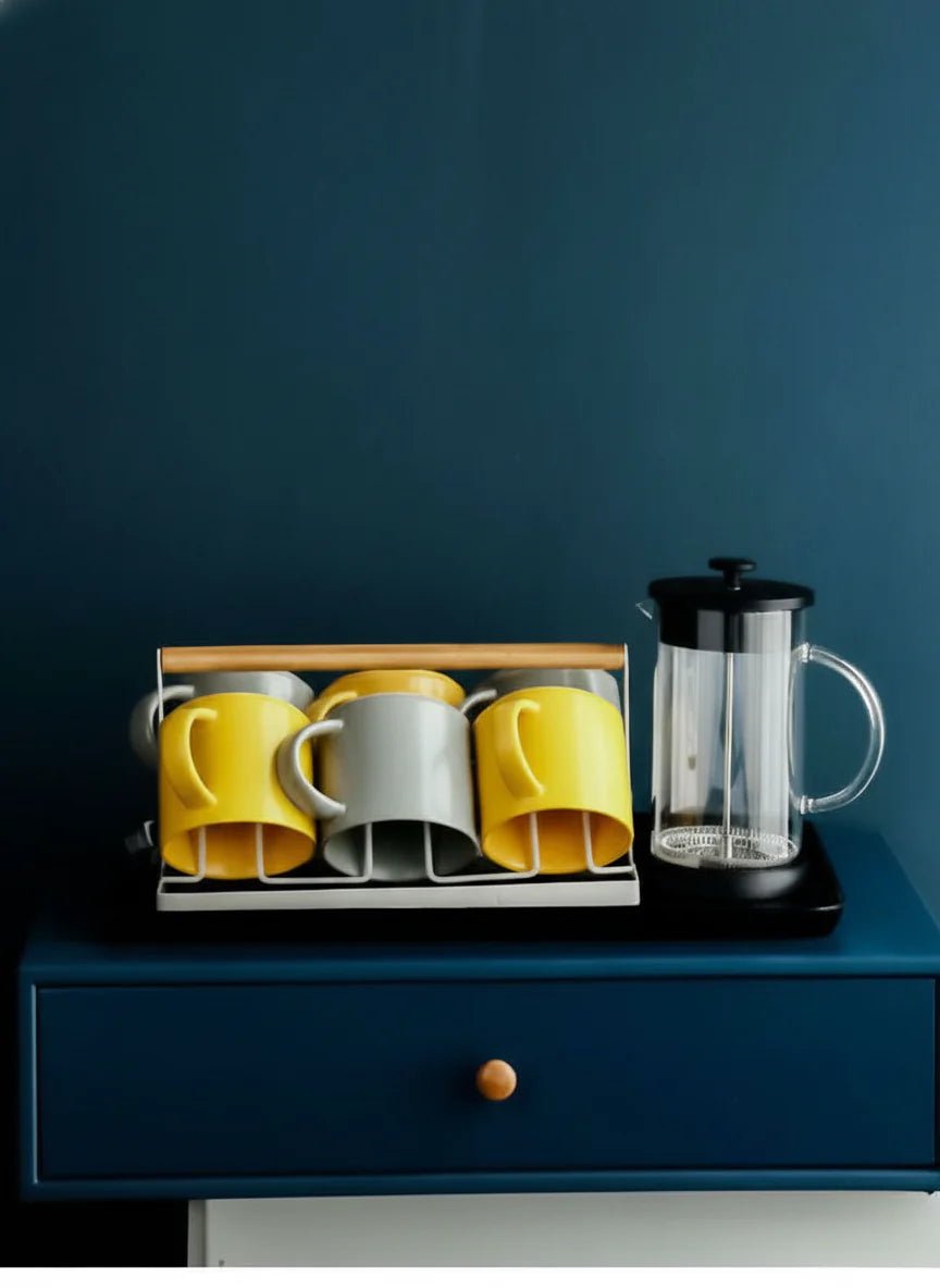 Hom & Ember – European - Style Luxury Ceramic Coffee Mug for a Delightful Sip - Hom & Ember