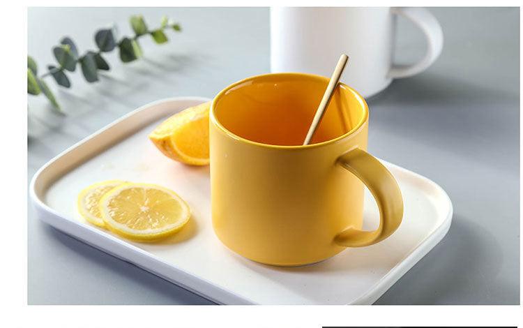 Hom & Ember – European - Style Luxury Ceramic Coffee Mug for a Delightful Sip - Hom & Ember