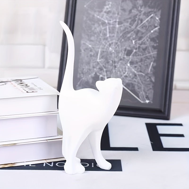 Hom & Ember – Exquisite Artisan Cat Sculpture in Elegant Design for a Touch of Whimsy - Hom & Ember