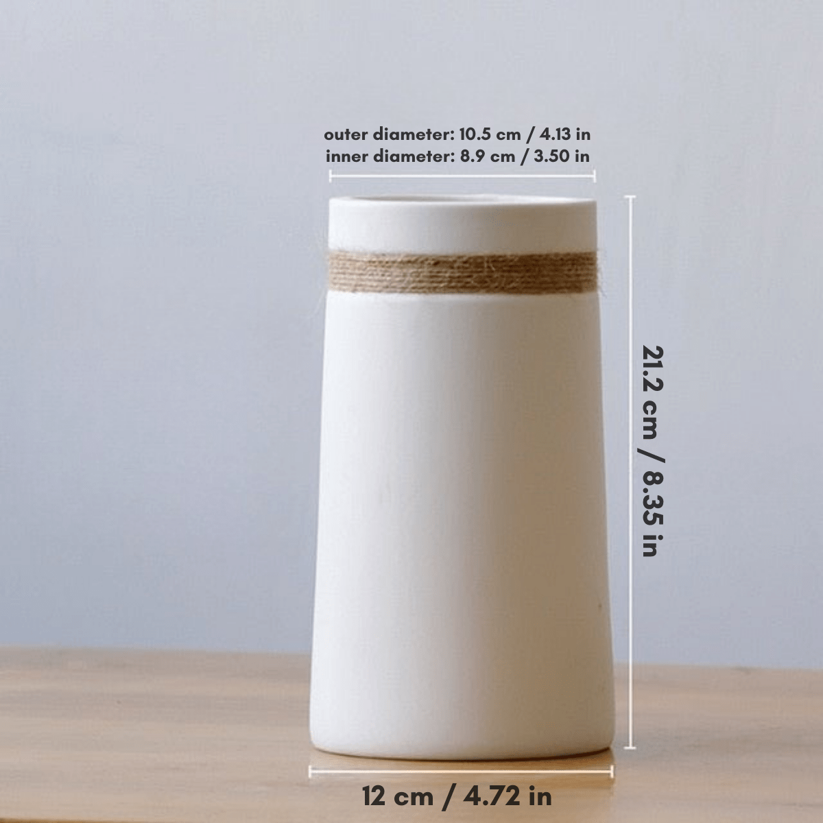 Hom & Ember – Exquisite Boho - Inspired Ceramic Vase for a Serene Ambiance - Hom & Ember