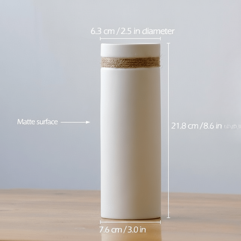 Hom & Ember – Exquisite Boho - Inspired Ceramic Vase for a Serene Ambiance - Hom & Ember