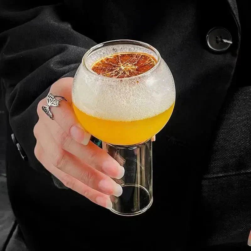 Hom & Ember – Exquisite Borosilicate Cocktail Glass for Stylish Celebrations with Timeless Elegance - Hom & Ember