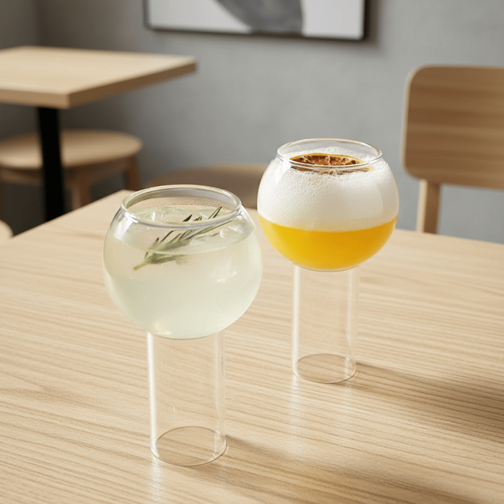 Hom & Ember – Exquisite Borosilicate Cocktail Glass for Stylish Celebrations with Timeless Elegance - Hom & Ember