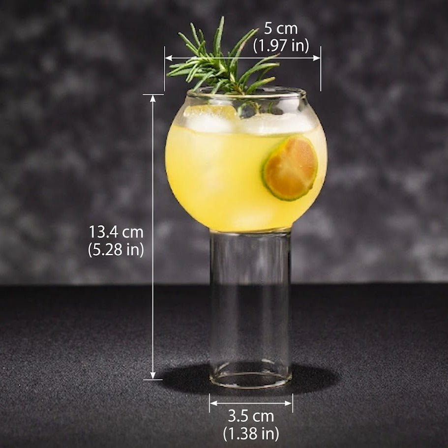 Hom & Ember – Exquisite Borosilicate Cocktail Glass for Stylish Celebrations with Timeless Elegance - Hom & Ember