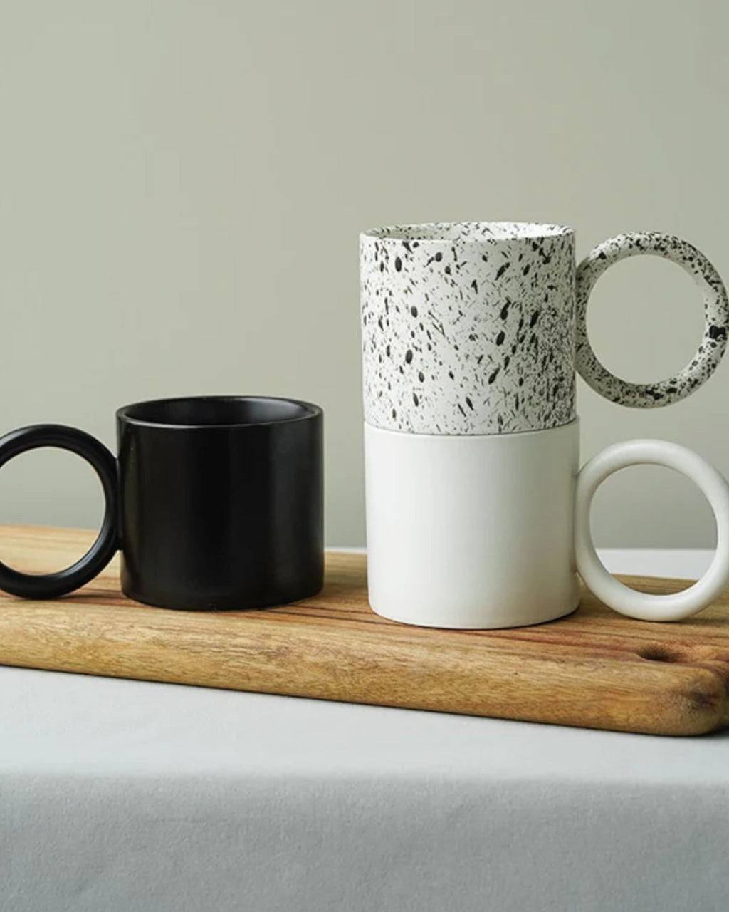 Hom & Ember – Exquisite Ceramic Mug in Soft Glazed Finish for a Timeless Elegance - Hom & Ember