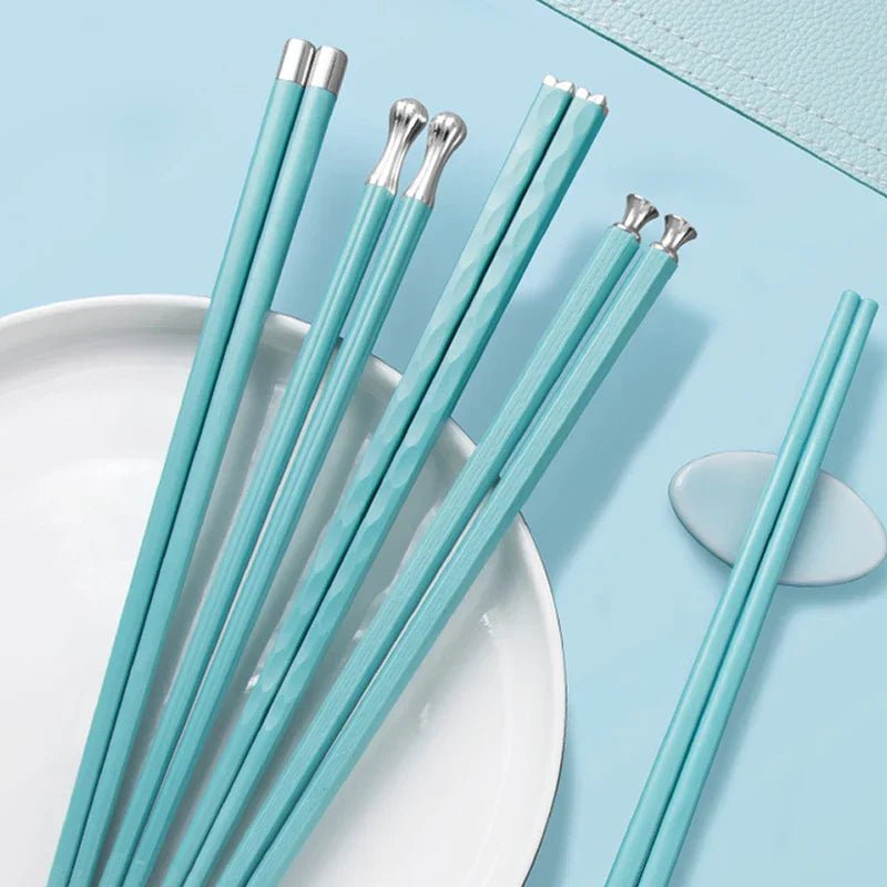 Hom & Ember – Exquisite Chopsticks Set of 5 Pairs for an Elegant Dining Experience - Hom & Ember