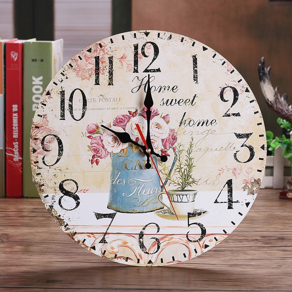Hom & Ember – Exquisite Floral Wall Clock for a Stylish and Decorative Timepiece with Modern Elegance - Hom & Ember