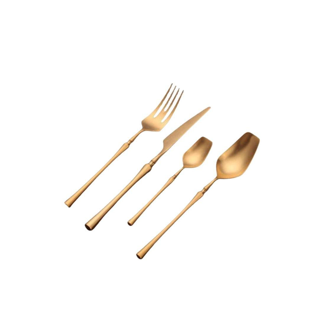Hom & Ember – Exquisite Golden Cutlery Set for Elegant Dining and Table Setting with Timeless Charm - Hom & Ember