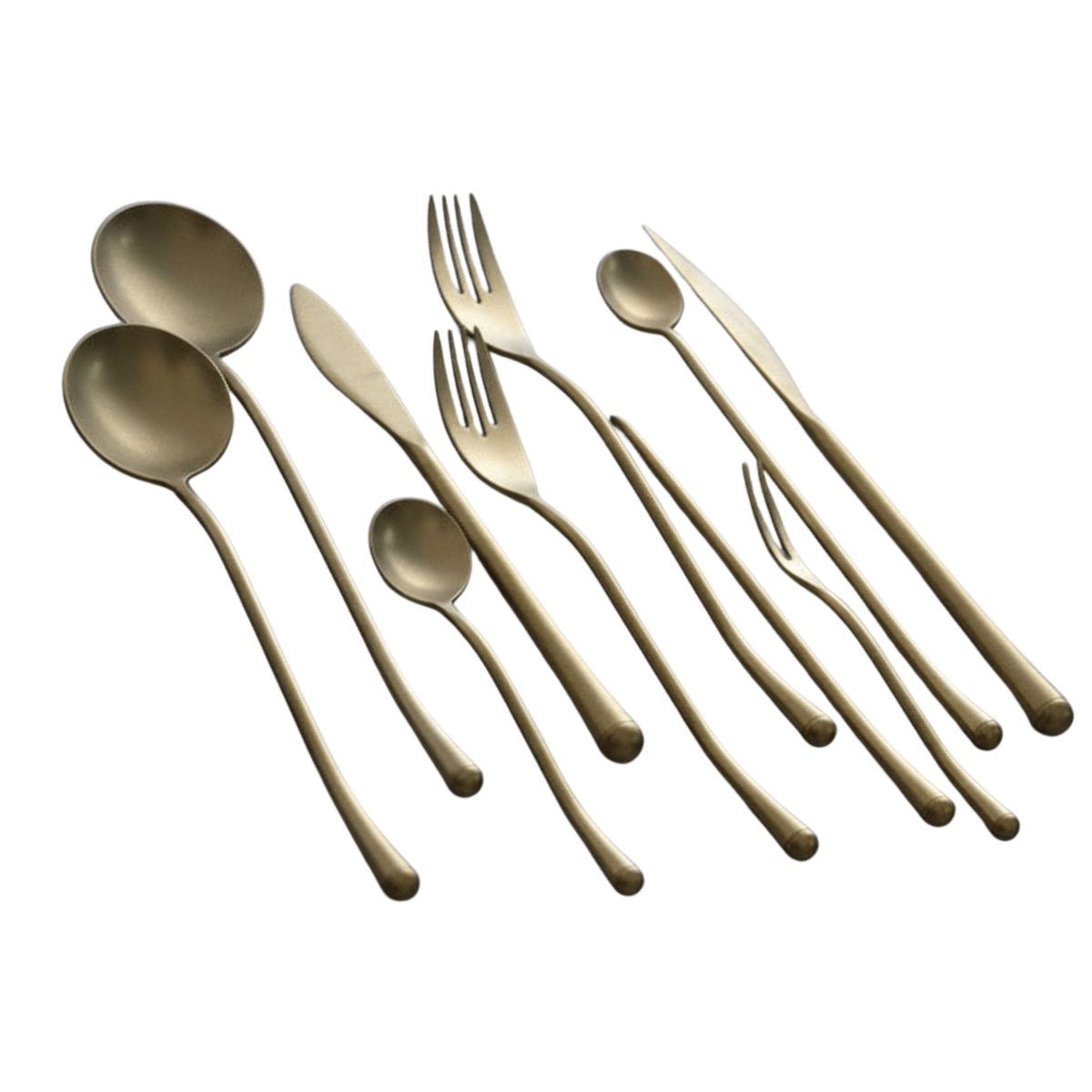 Hom & Ember – Exquisite Golden Cutlery Set for Stylish Dining and Elegant Table Setting - Hom & Ember