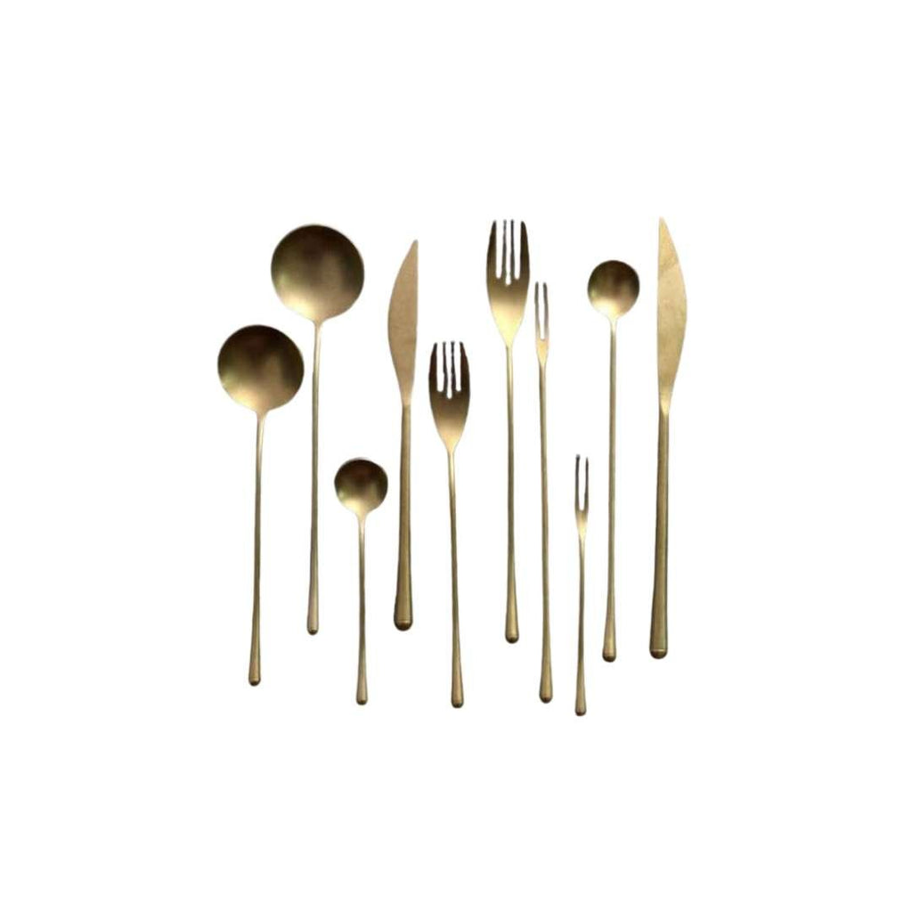 Hom & Ember – Exquisite Golden Cutlery Set for Stylish Dining and Elegant Table Setting - Hom & Ember