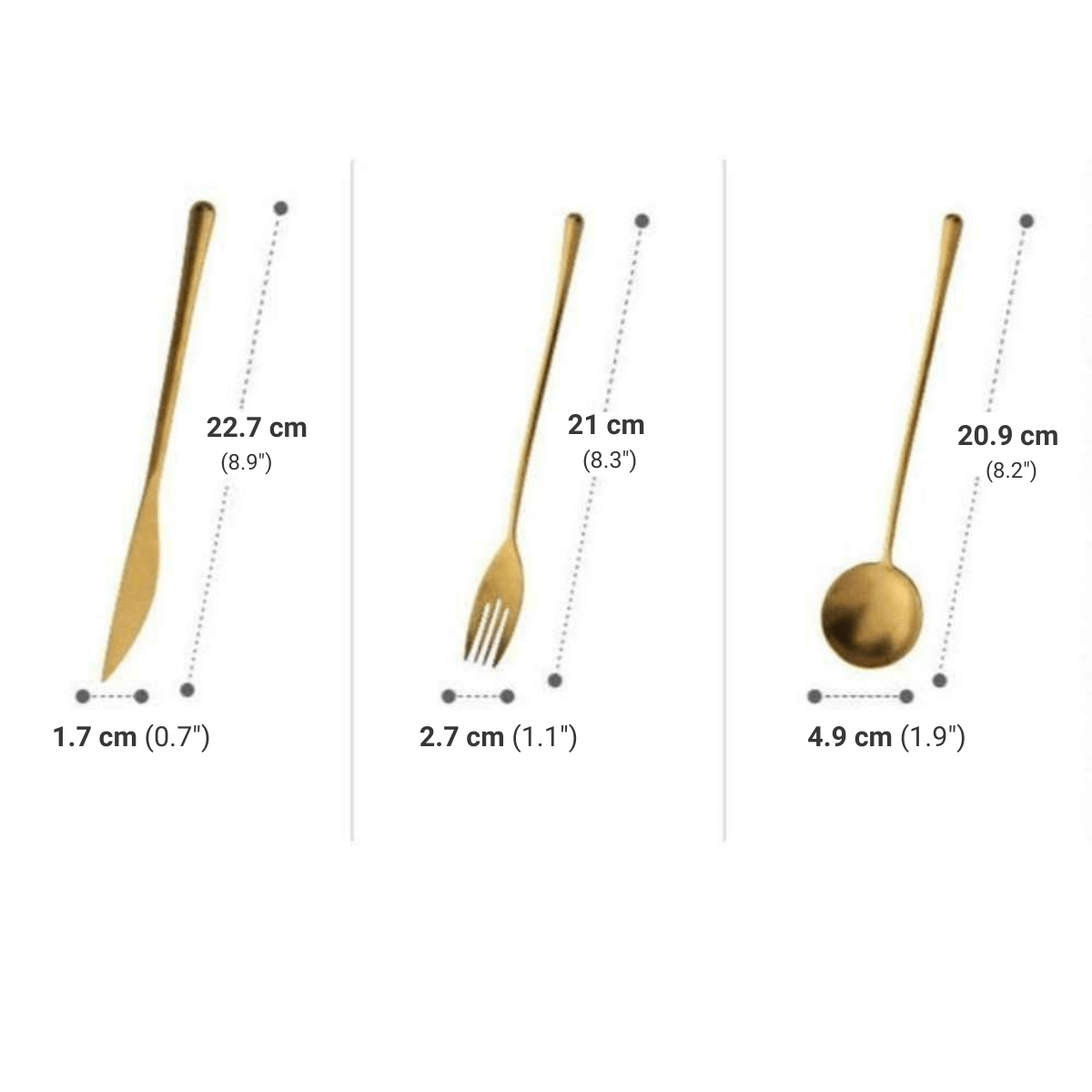 Hom & Ember – Exquisite Golden Cutlery Set for Stylish Dining and Elegant Table Setting - Hom & Ember