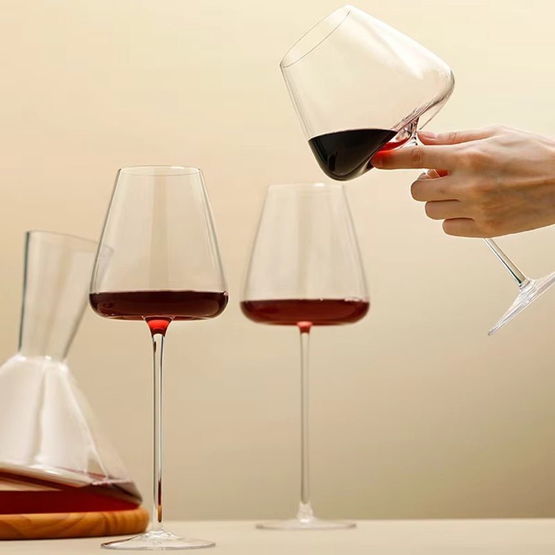 Hom & Ember – Exquisite Handcrafted Crystal Wine Glasses for Elegant Gatherings with Timeless Charm - Hom & Ember