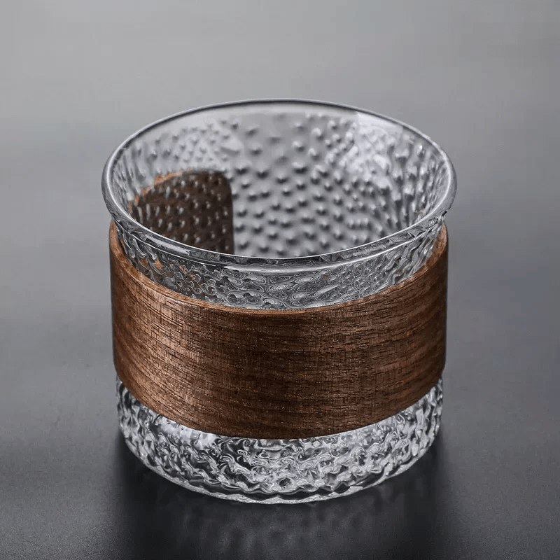 Hom & Ember – Exquisite Handcrafted Glass Tumbler with Elegant Wood Accents for a Refined Touch - Hom & Ember