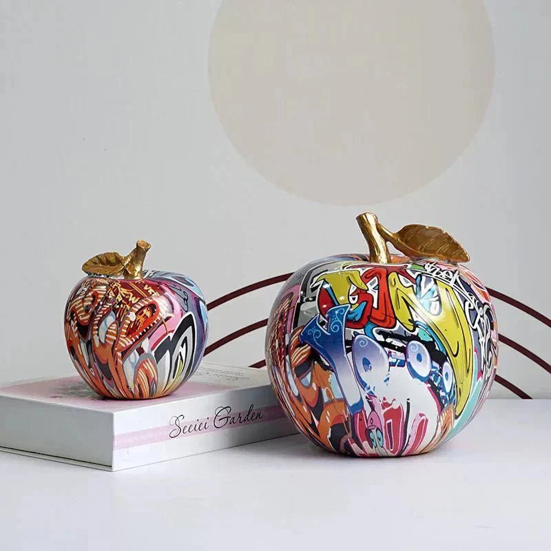 Hom & Ember – Exquisite Handcrafted Resin Apple Figurines for a Vibrant Touch of Elegance - Hom & Ember