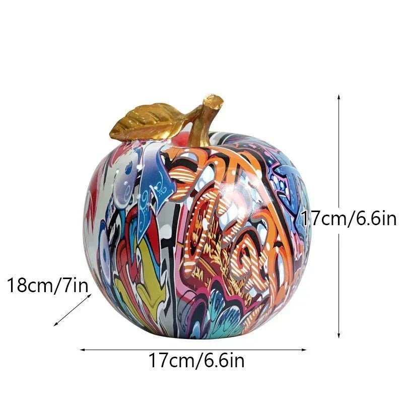 Hom & Ember – Exquisite Handcrafted Resin Apple Figurines for a Vibrant Touch of Elegance - Hom & Ember