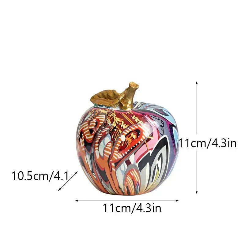Hom & Ember – Exquisite Handcrafted Resin Apple Figurines for a Vibrant Touch of Elegance - Hom & Ember