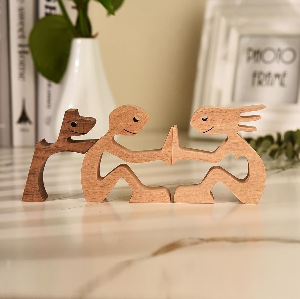 Hom & Ember – Exquisite Handcrafted Wooden Dog Sculptures for a Serene Ambiance - Hom & Ember