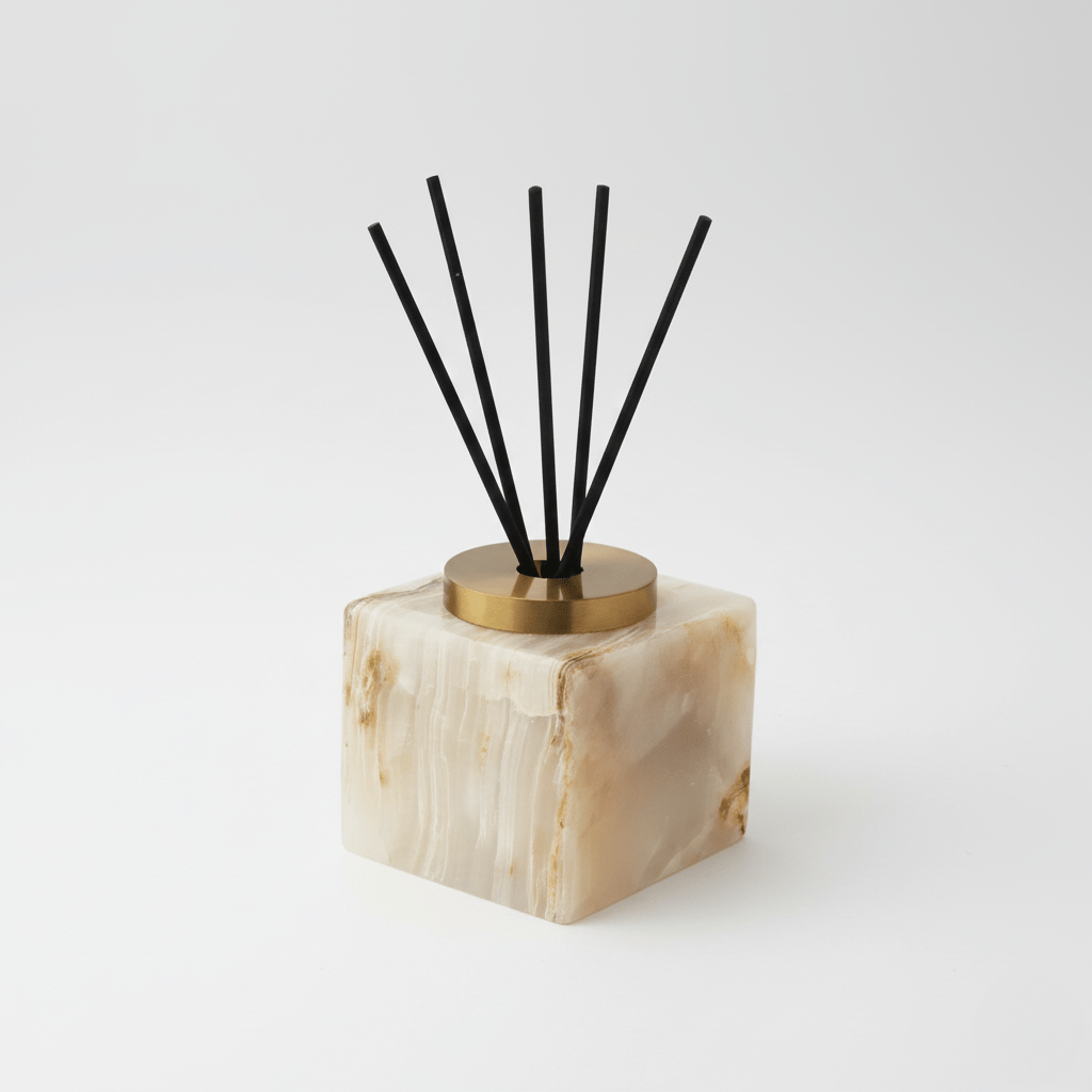 Hom & Ember – Exquisite Handmade Marble Diffuser for Elegant Spaces and Serene Ambiance - Hom & Ember