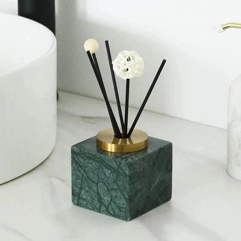 Hom & Ember – Exquisite Handmade Marble Diffuser for Elegant Spaces and Serene Ambiance - Hom & Ember