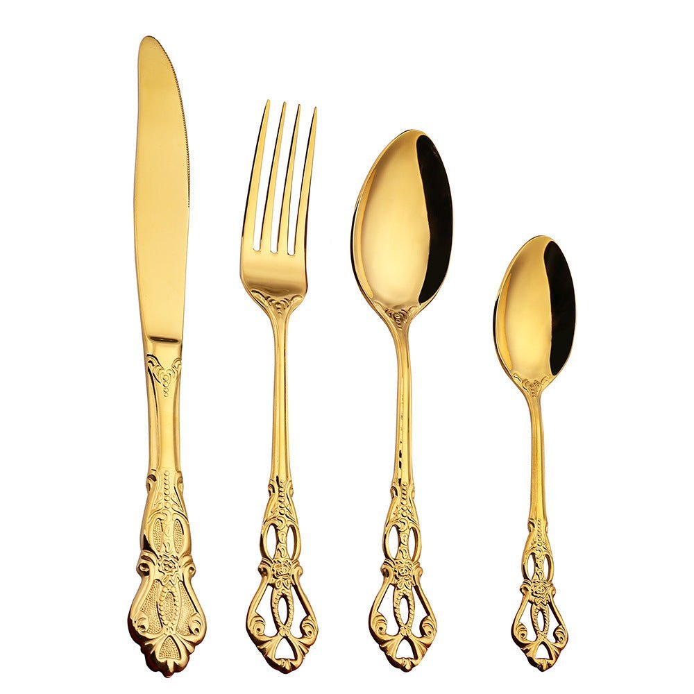 Hom & Ember – Exquisite Stainless Steel Cutlery Set for Modern Dining with Timeless Elegance - Hom & Ember