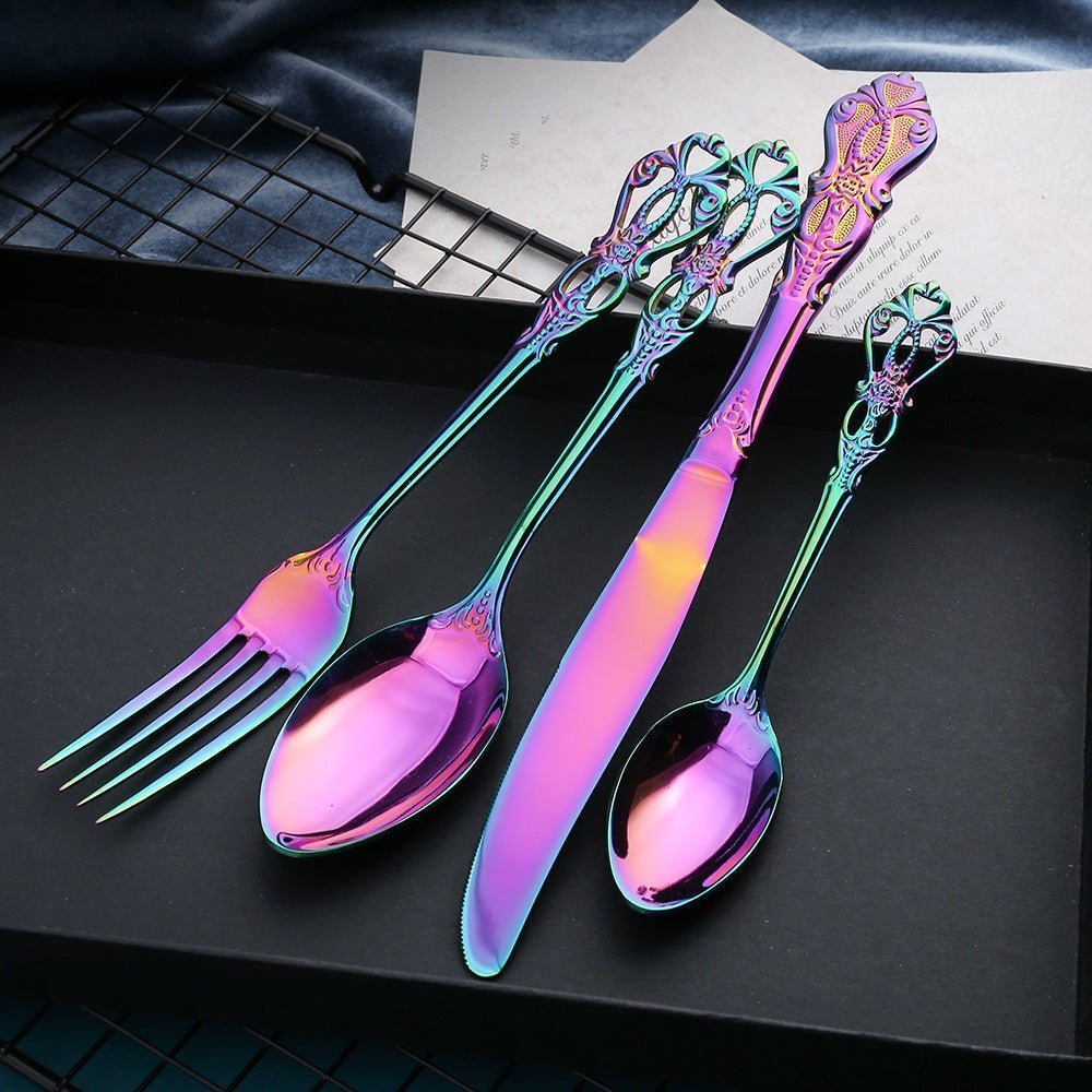 Hom & Ember – Exquisite Stainless Steel Cutlery Set for Modern Dining with Timeless Elegance - Hom & Ember