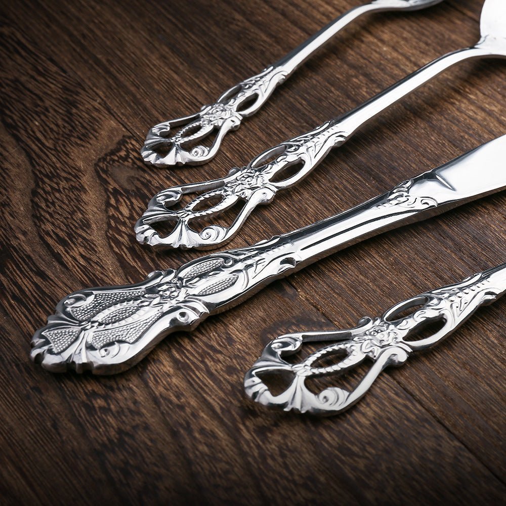 Hom & Ember – Exquisite Stainless Steel Cutlery Set for Modern Dining with Timeless Elegance - Hom & Ember