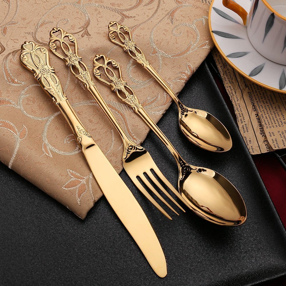 Hom & Ember – Exquisite Stainless Steel Cutlery Set for Modern Dining with Timeless Elegance - Hom & Ember
