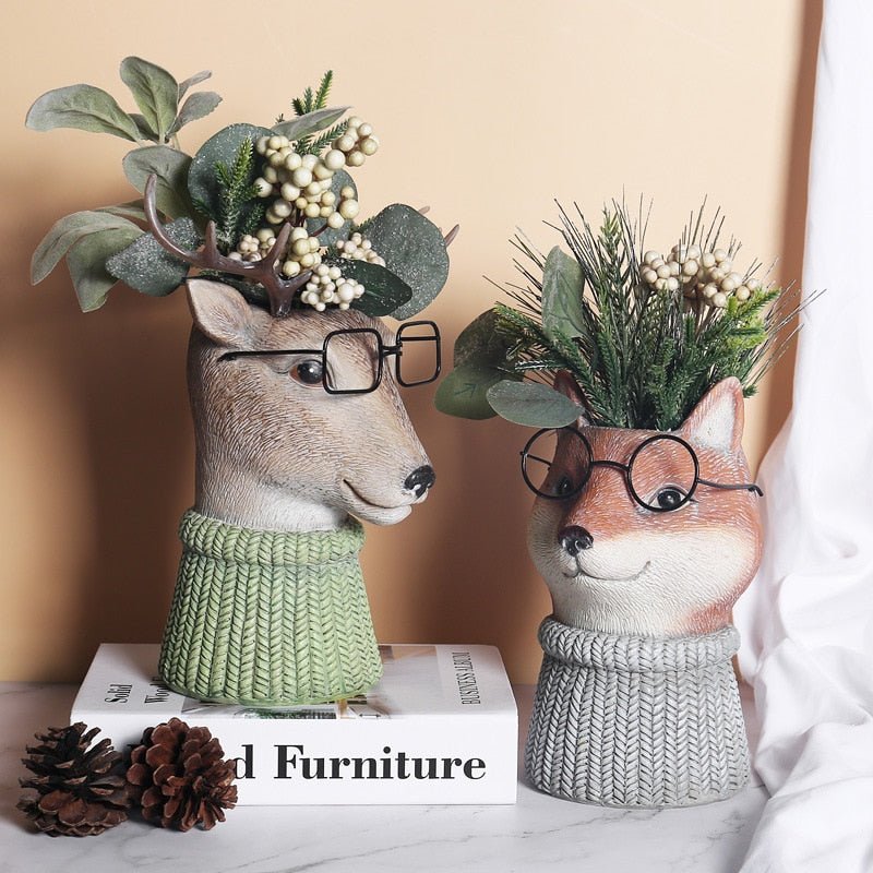 Hom & Ember – Garden Animal Vase - Hom & Ember