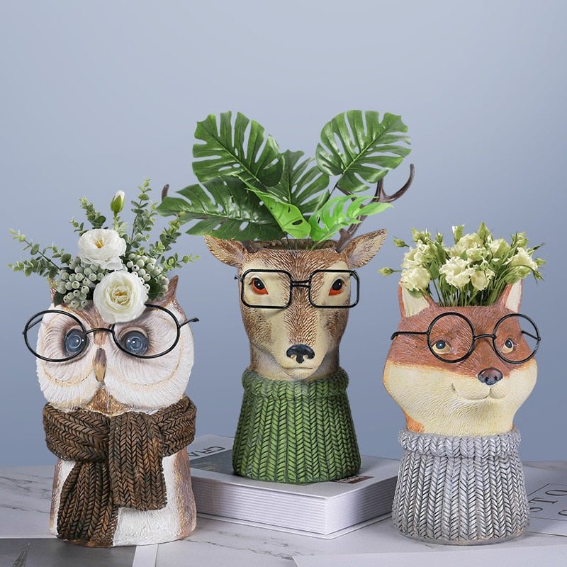 Hom & Ember – Garden Animal Vase - Hom & Ember